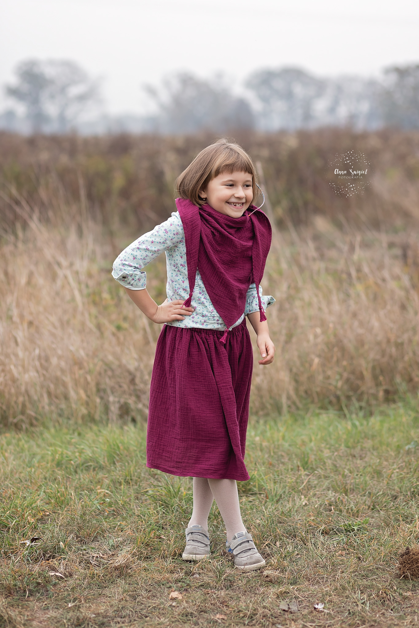 Dziecięca muślinowa spódniczka