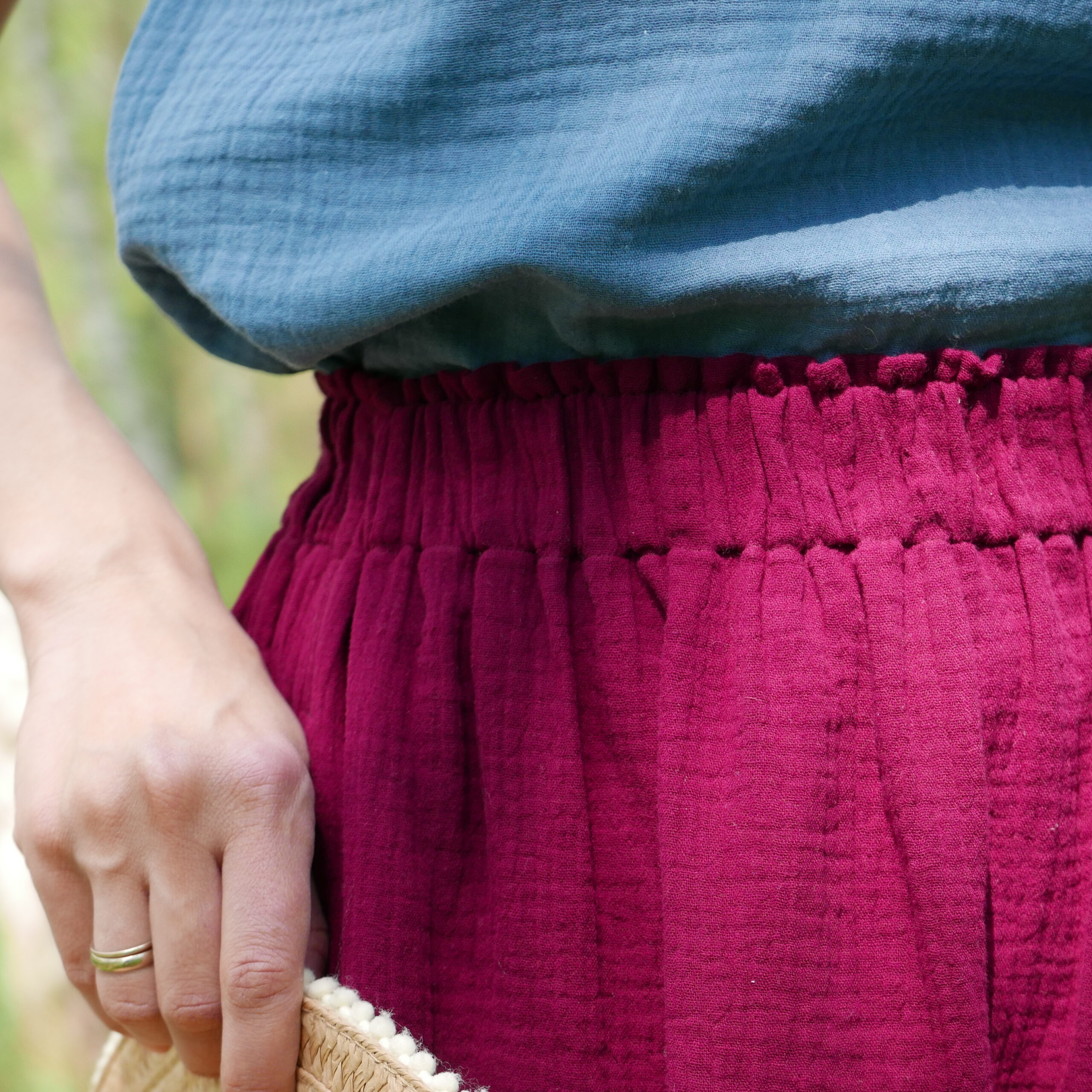 Długa muślinowa spódnica "Martyna"