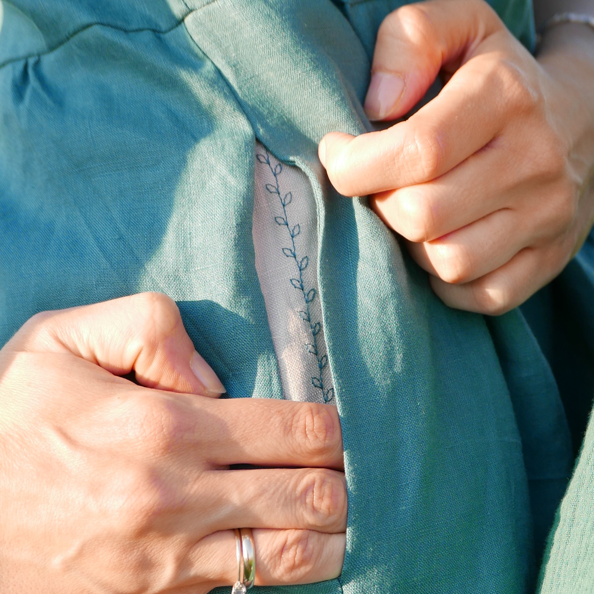 Lniana sukienka "Nina"