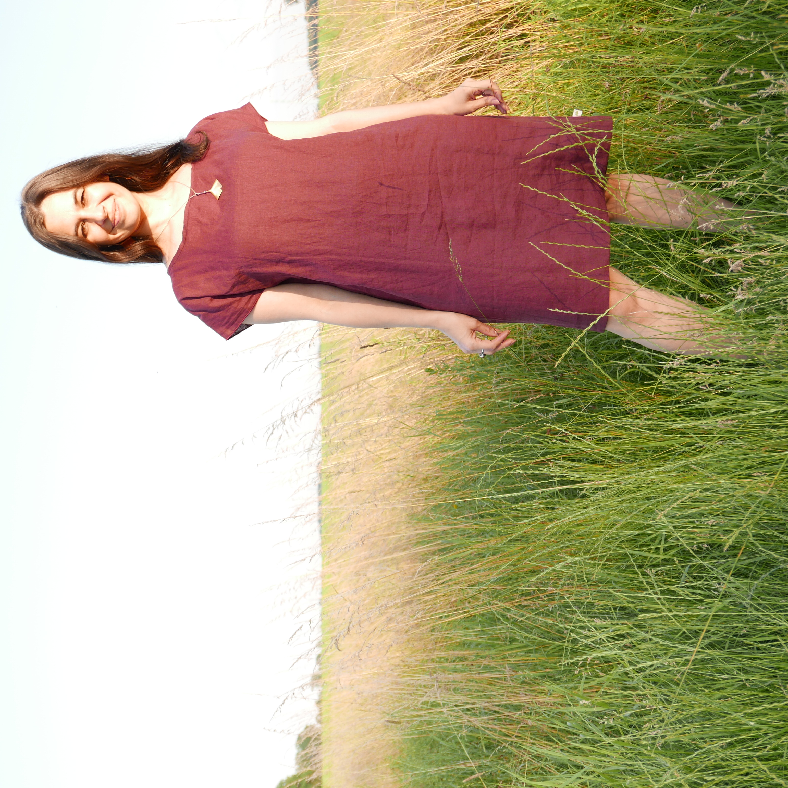 Lniana sukienka "Alina"