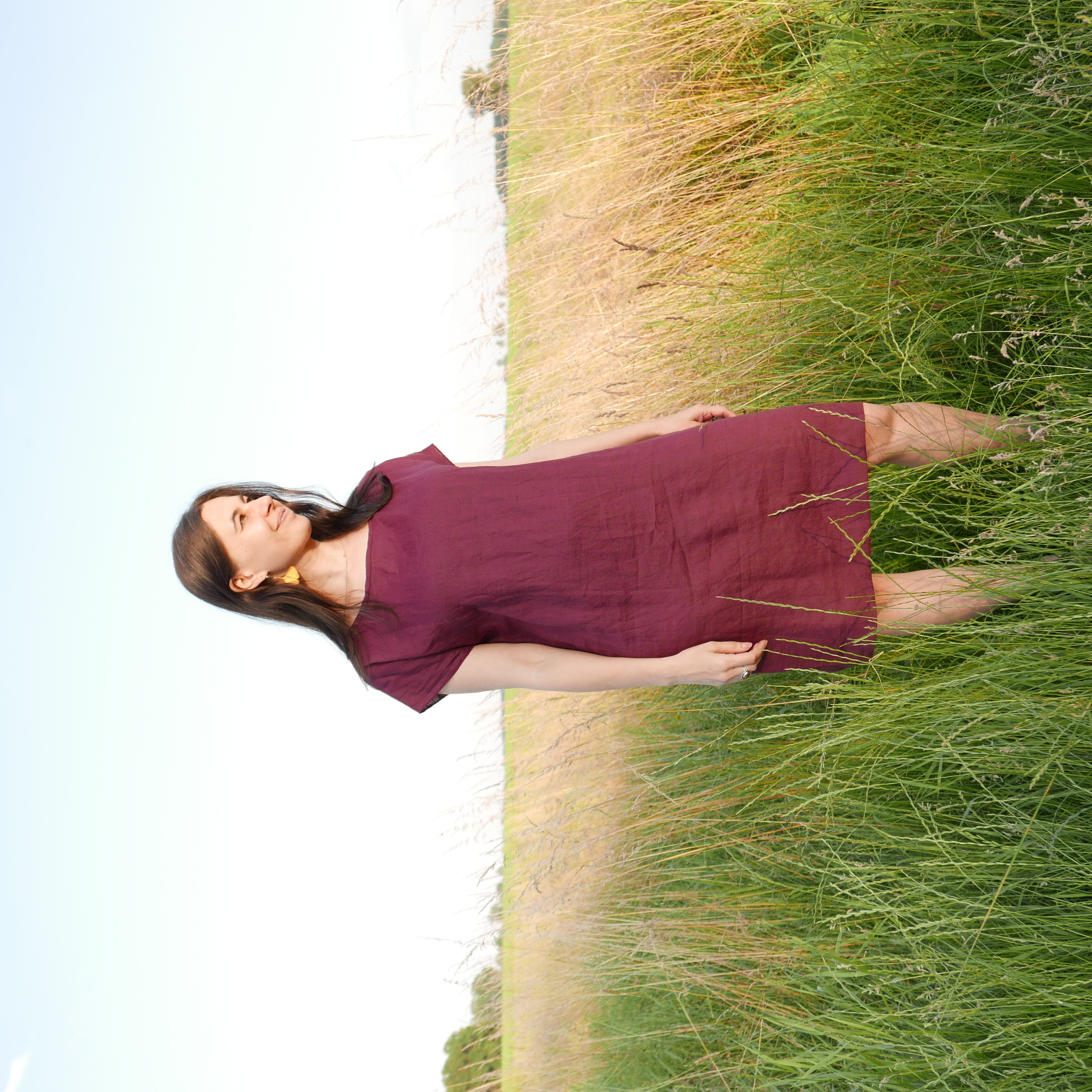 Lniana sukienka "Alina"