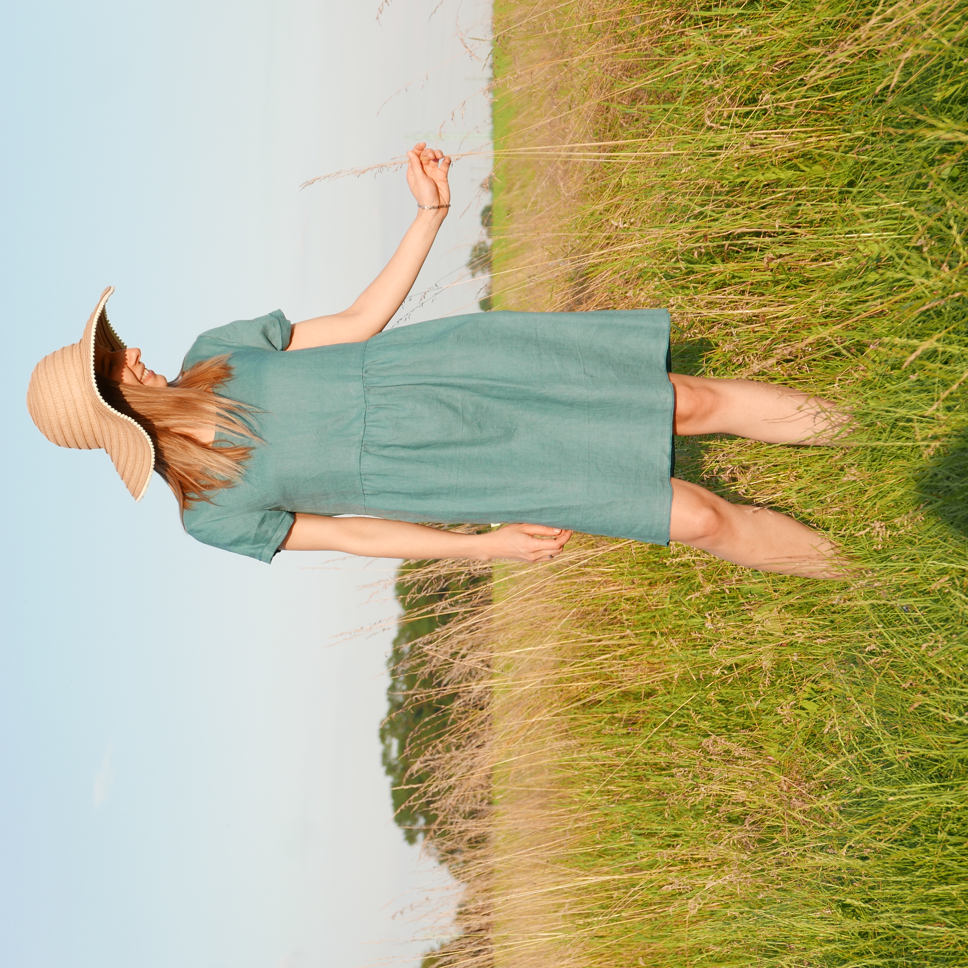 Lniana sukienka "Nina"