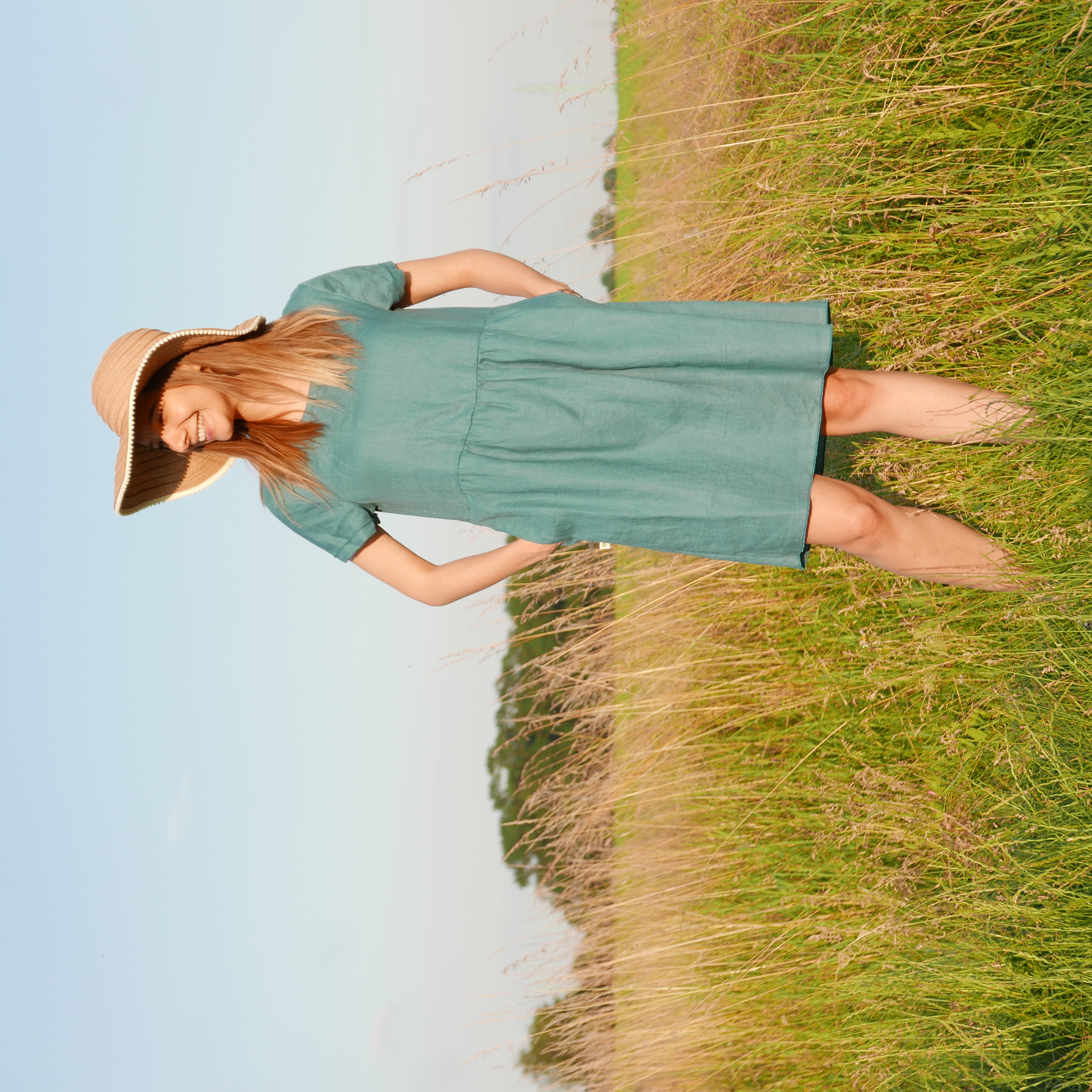 Lniana sukienka "Nina"