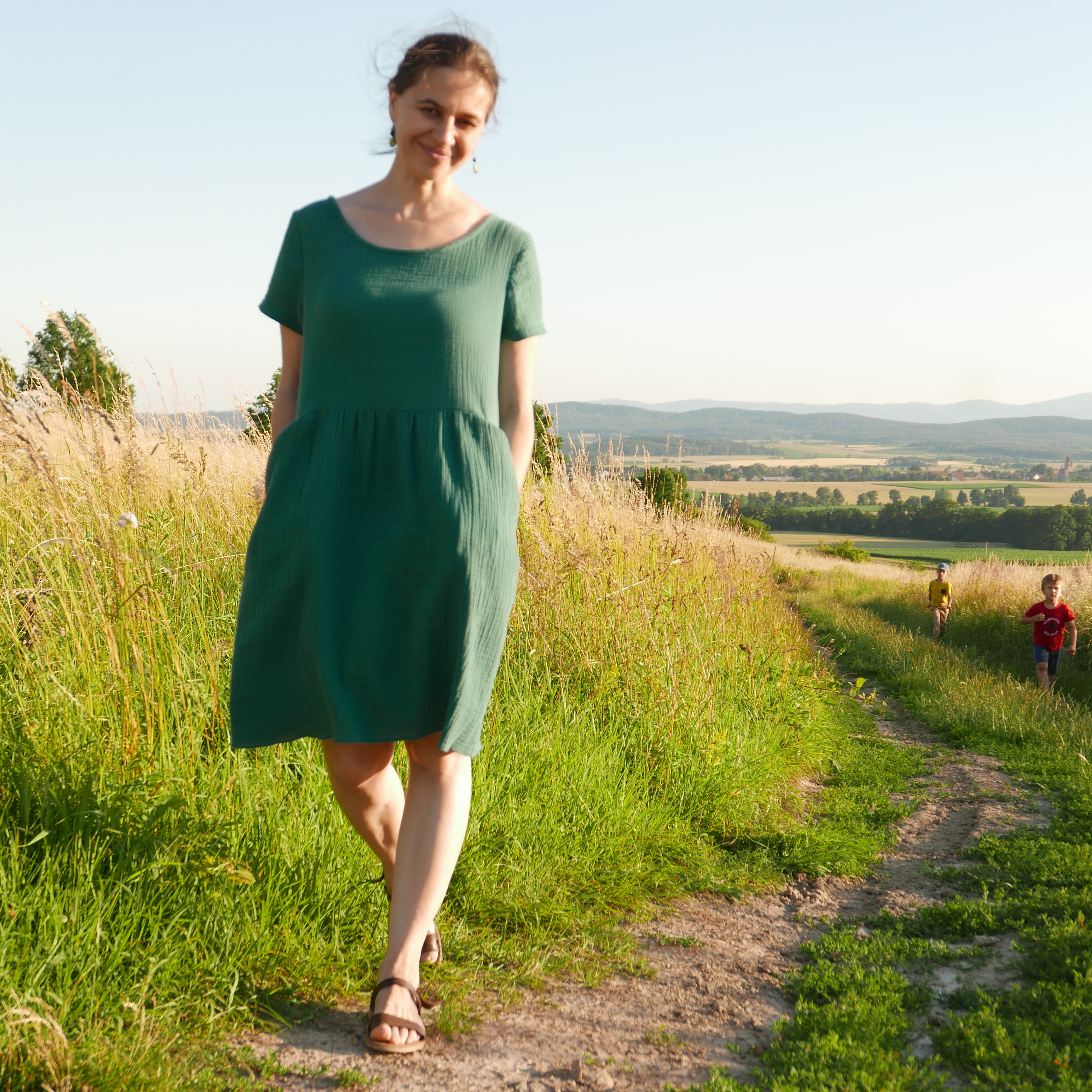 Muślinowa sukienka "Nina"