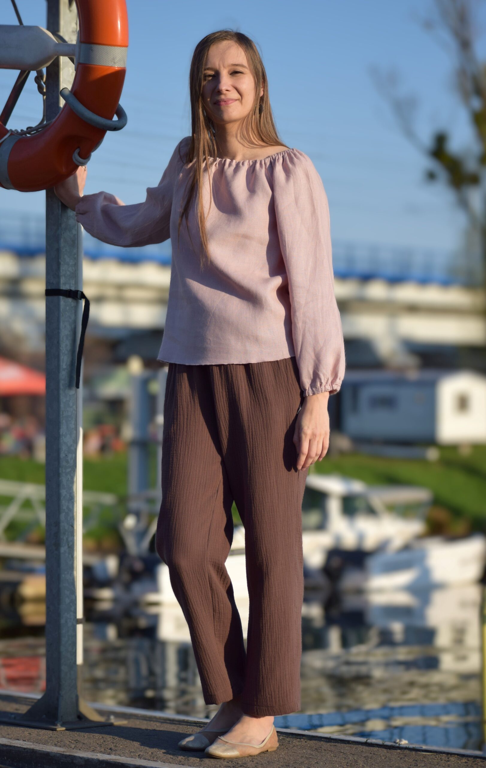 Muślinowe spodnie "Jan"