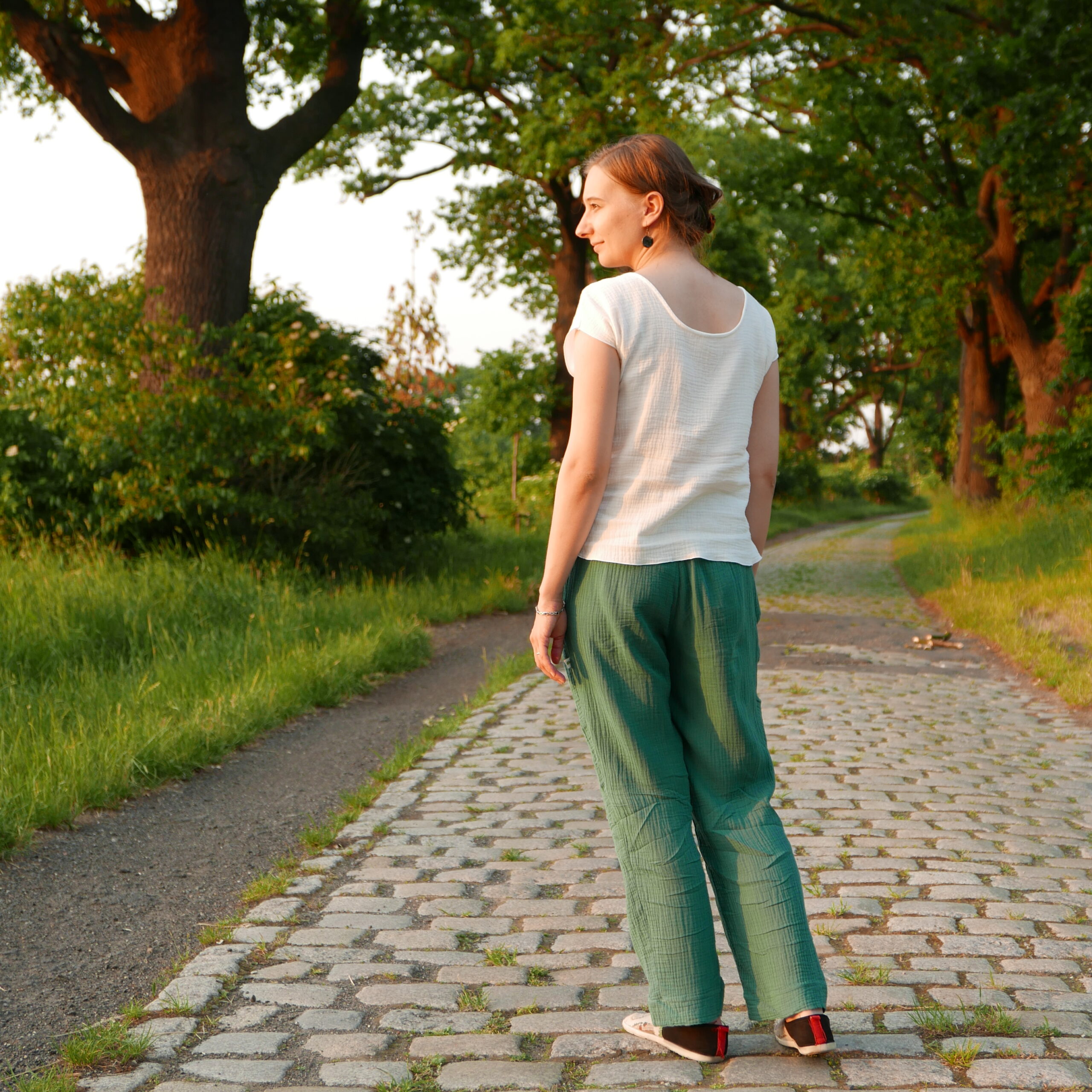 Muślinowe spodnie "Jan"