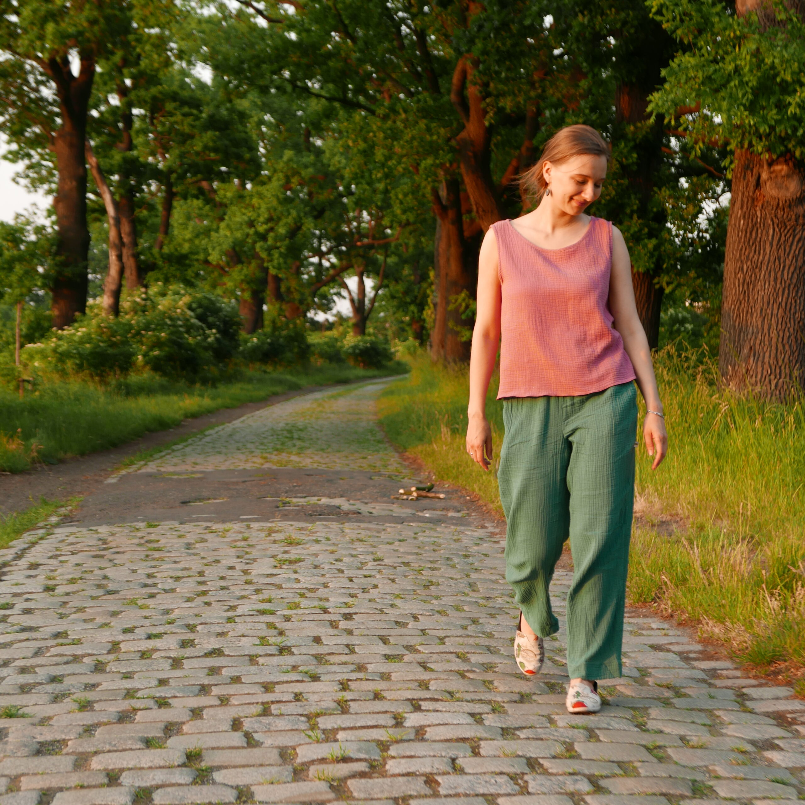 Muślinowe spodnie "Jan"