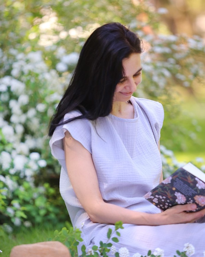 Muślinowa piżama 'Lunaria_short'