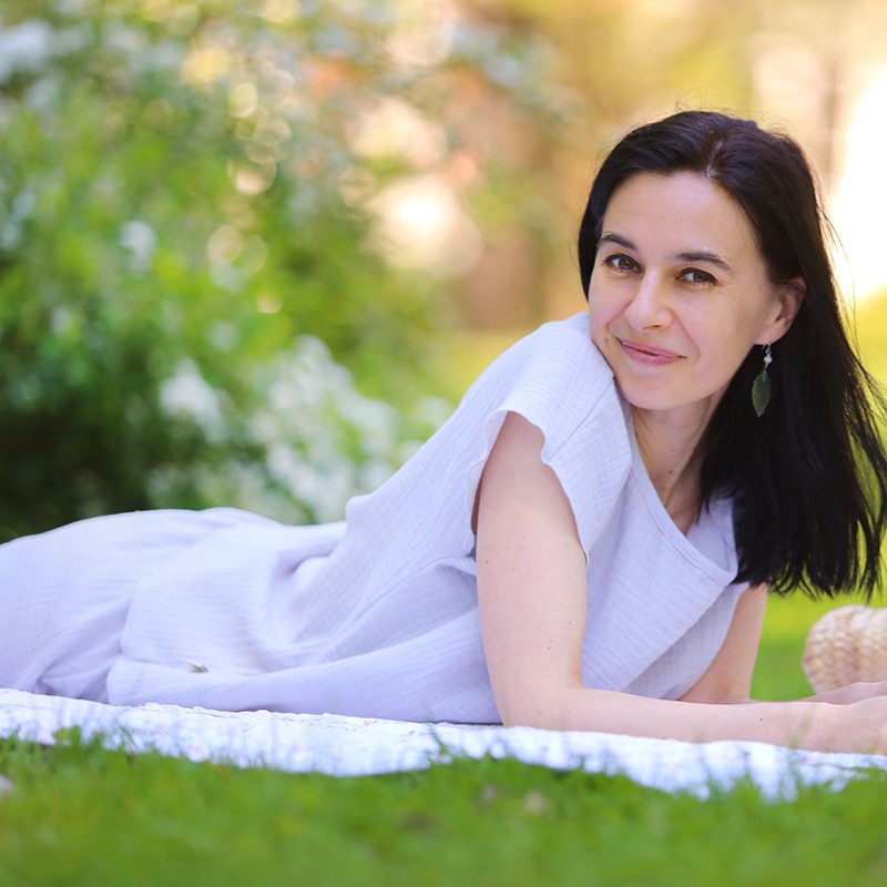 Muślinowa piżama 'Lunaria_short'