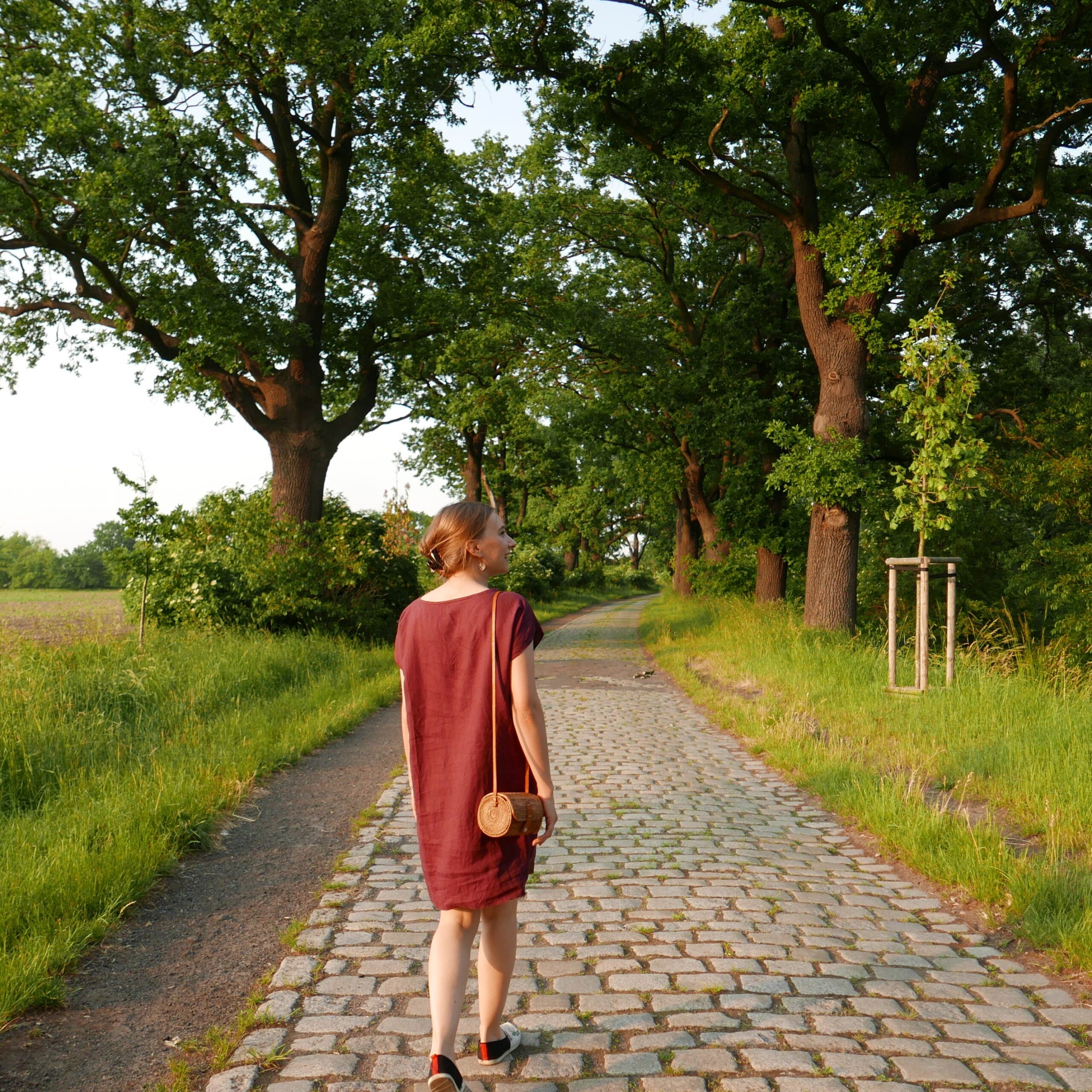 Lniana sukienka "Alina"