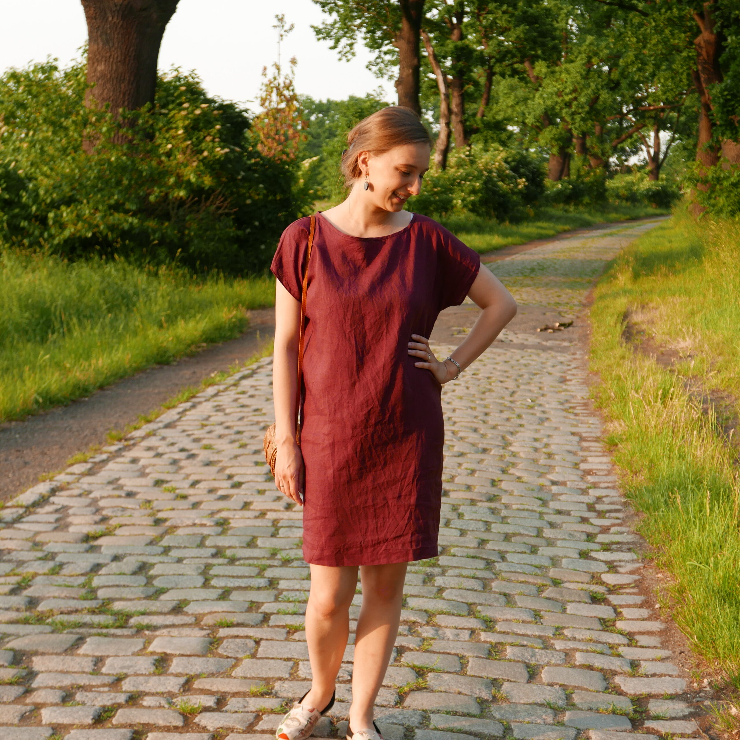 Lniana sukienka "Alina"