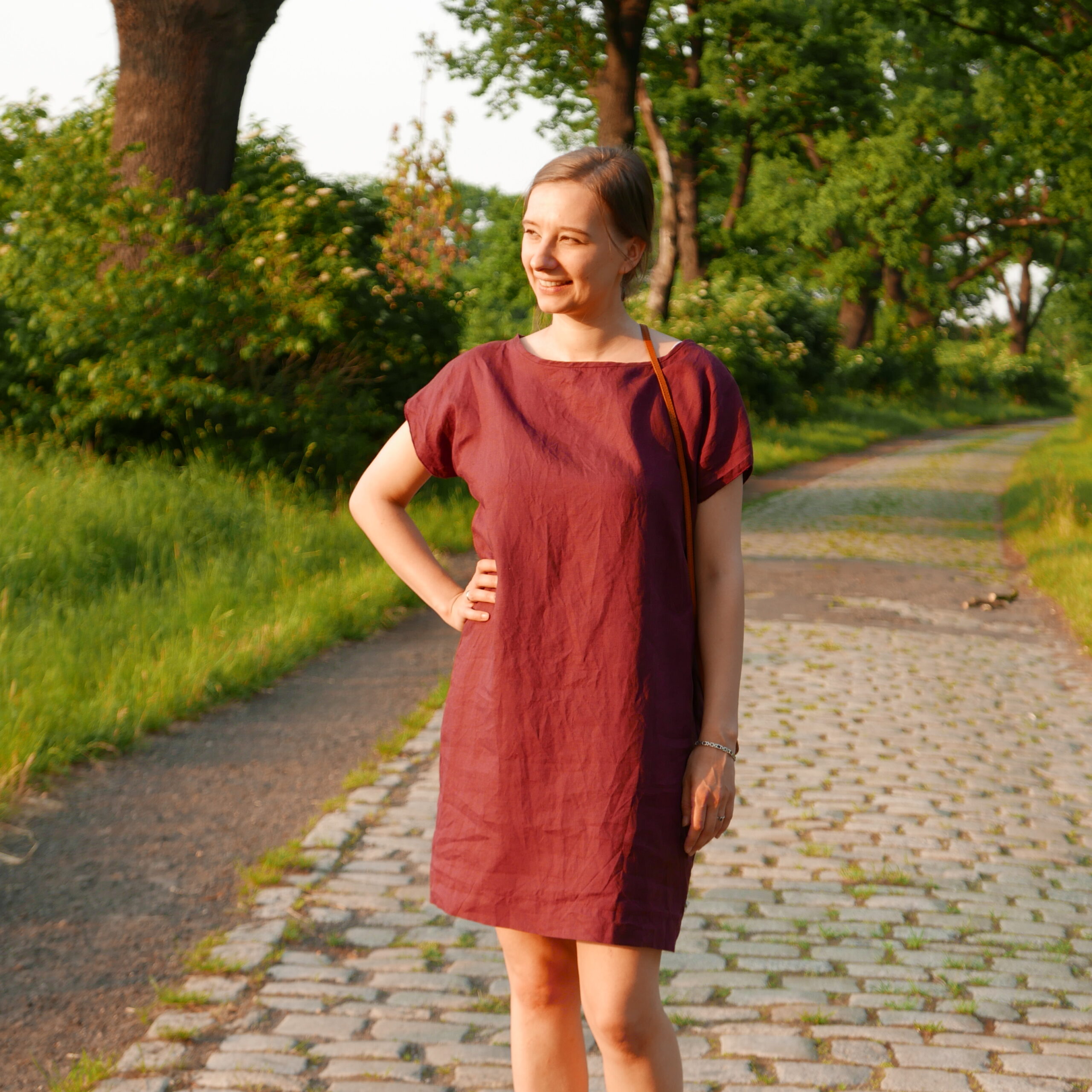 Lniana sukienka "Alina"