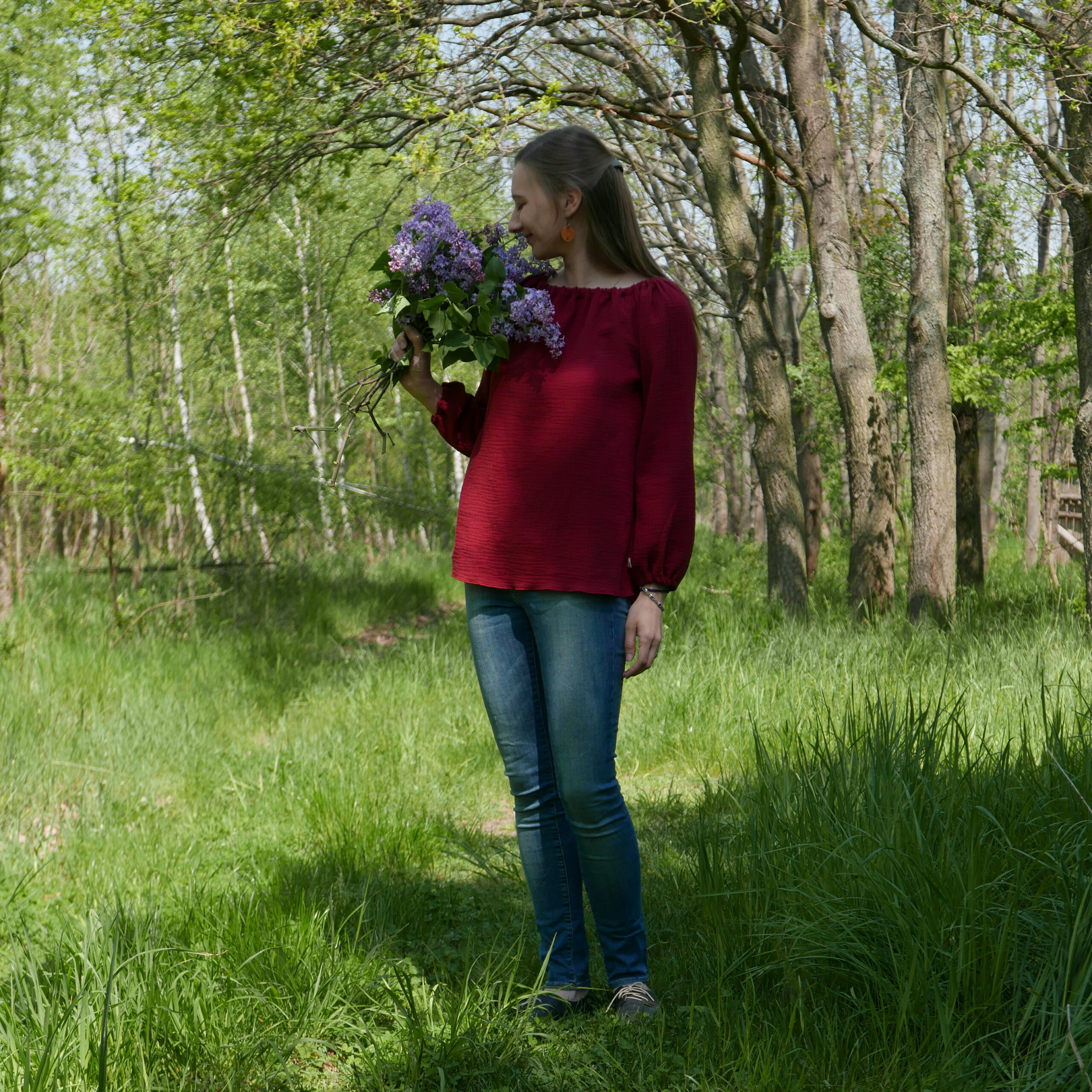 Muślinowa bluzka "Bożena"