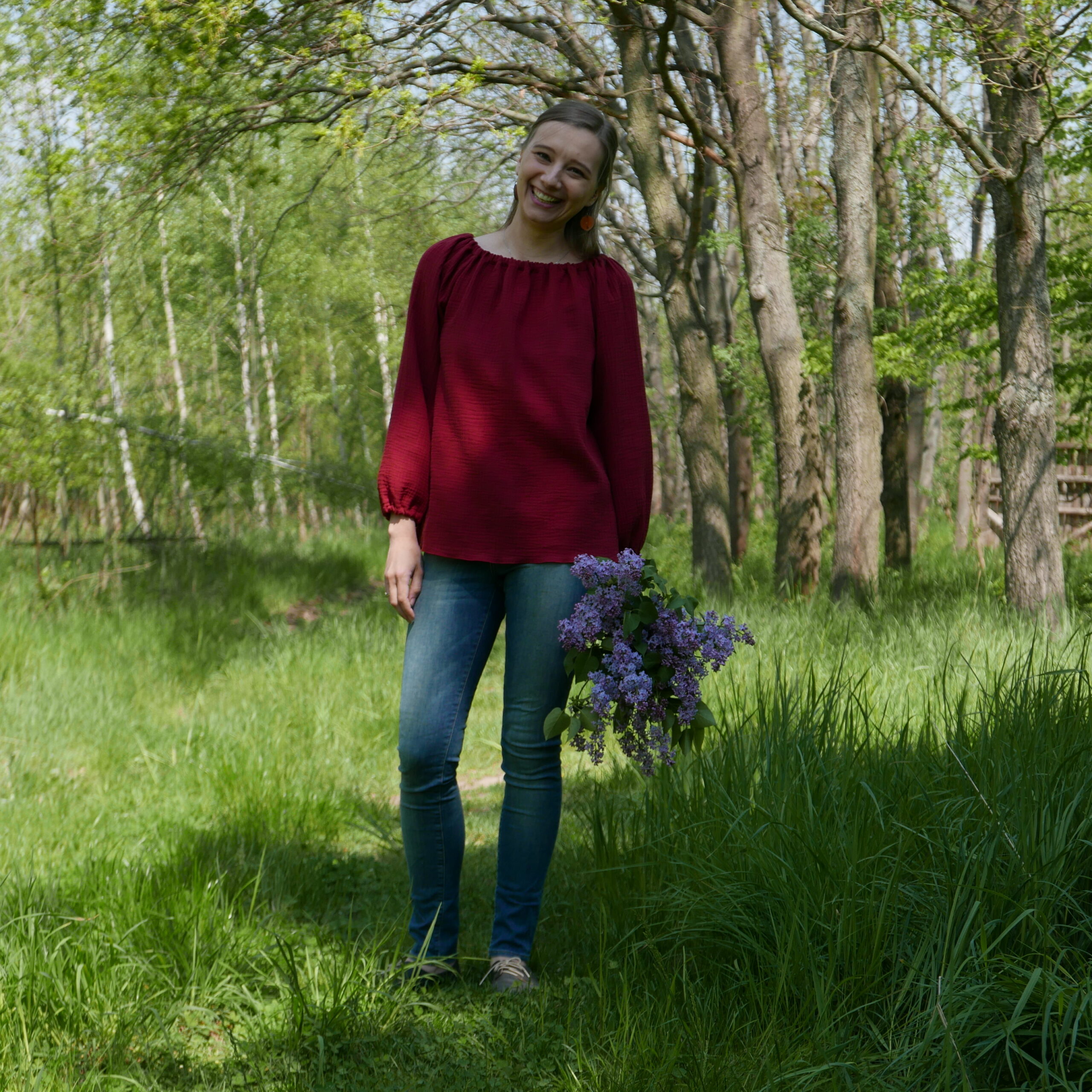 Muślinowa bluzka "Bożena"