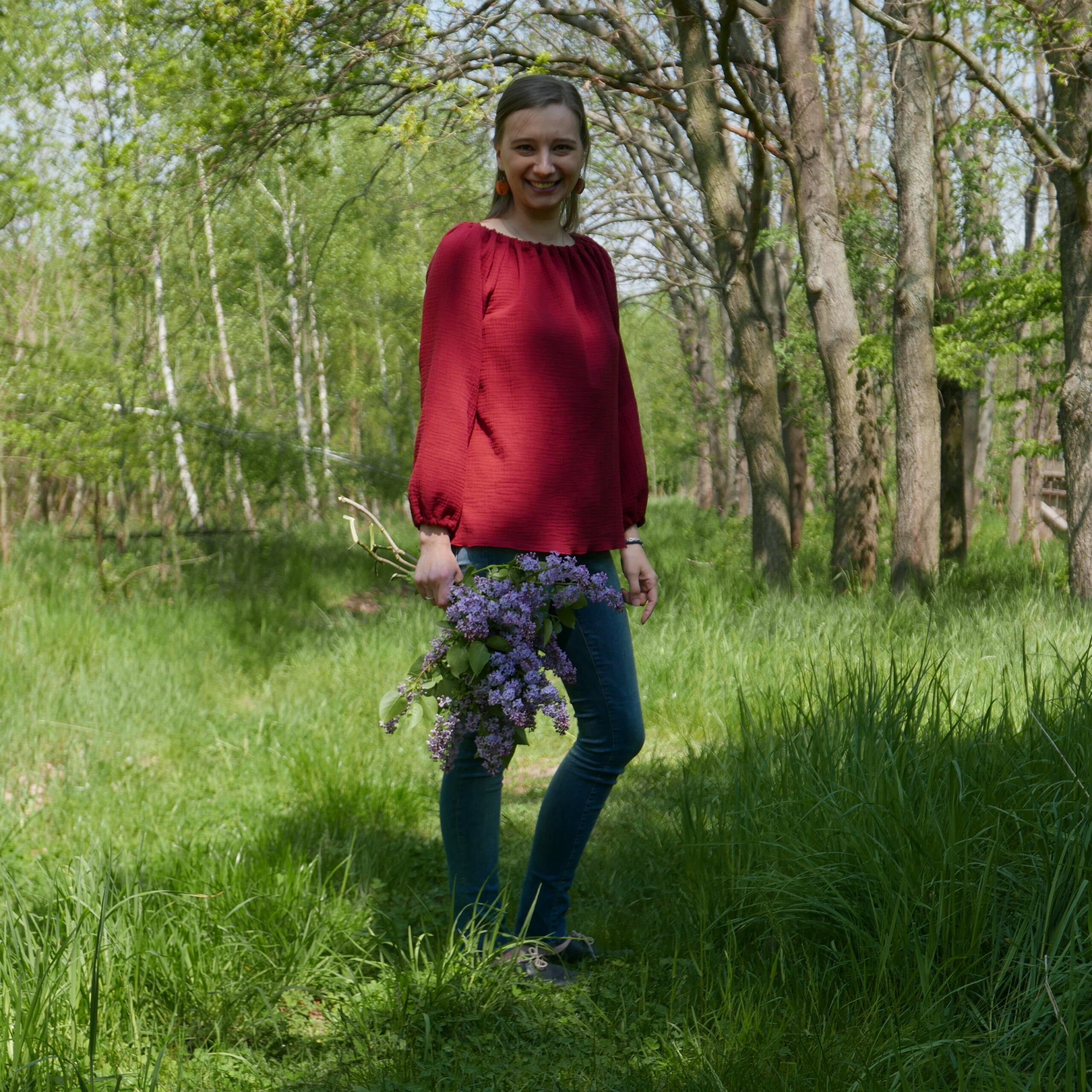 Muślinowa bluzka "Bożena"