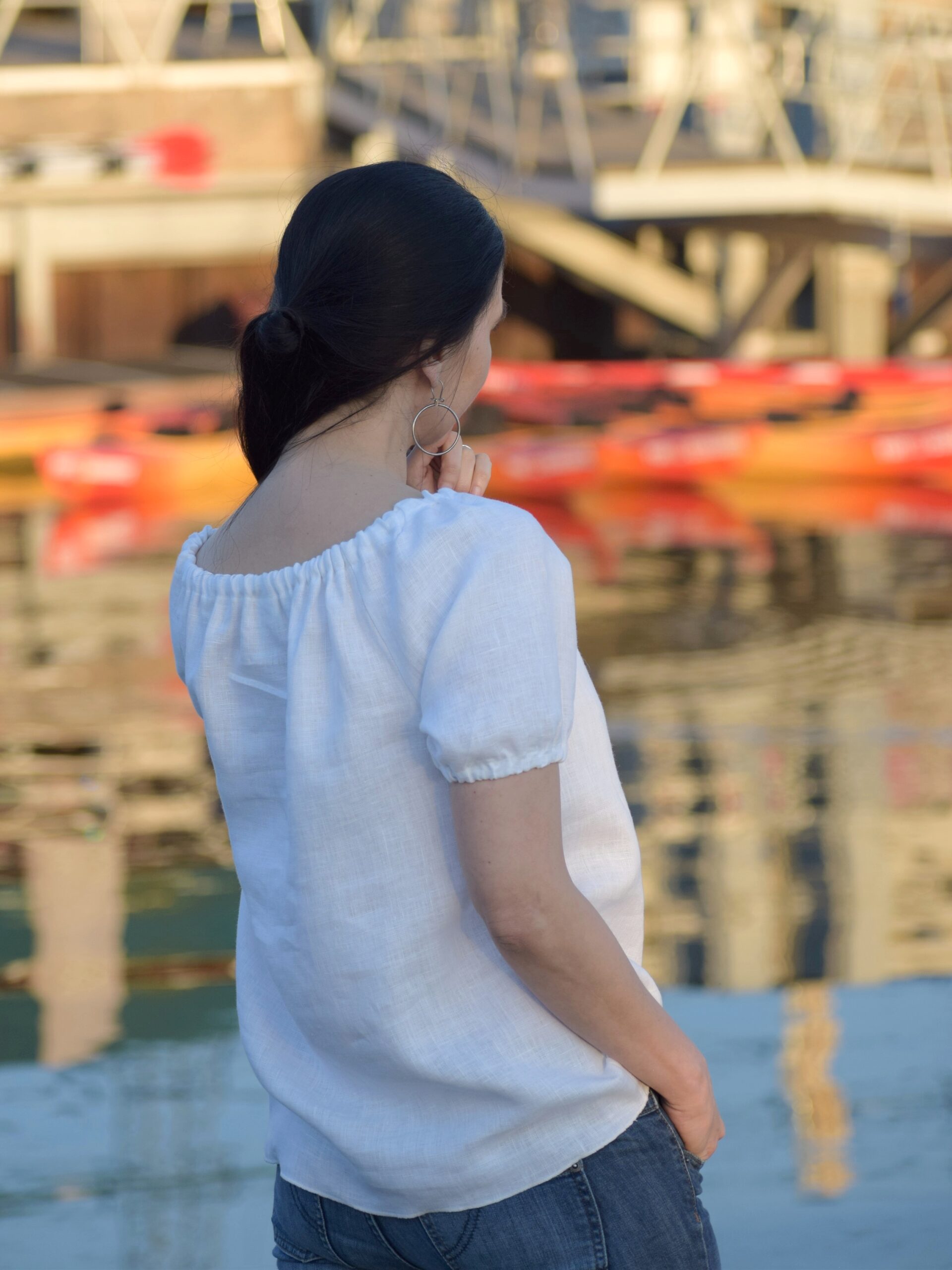 Lniana bluzka "Bożenka"