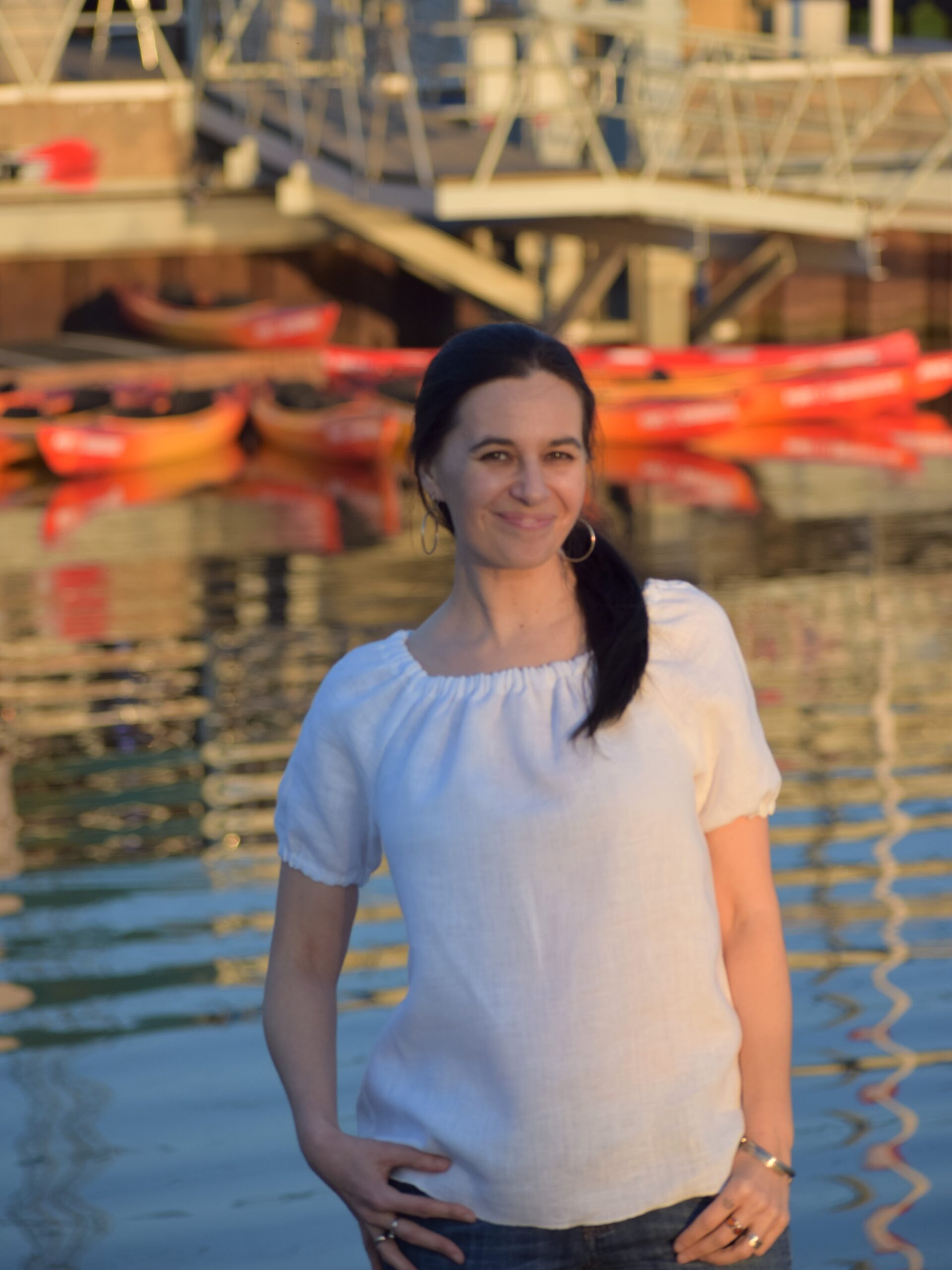 Lniana bluzka "Bożenka"