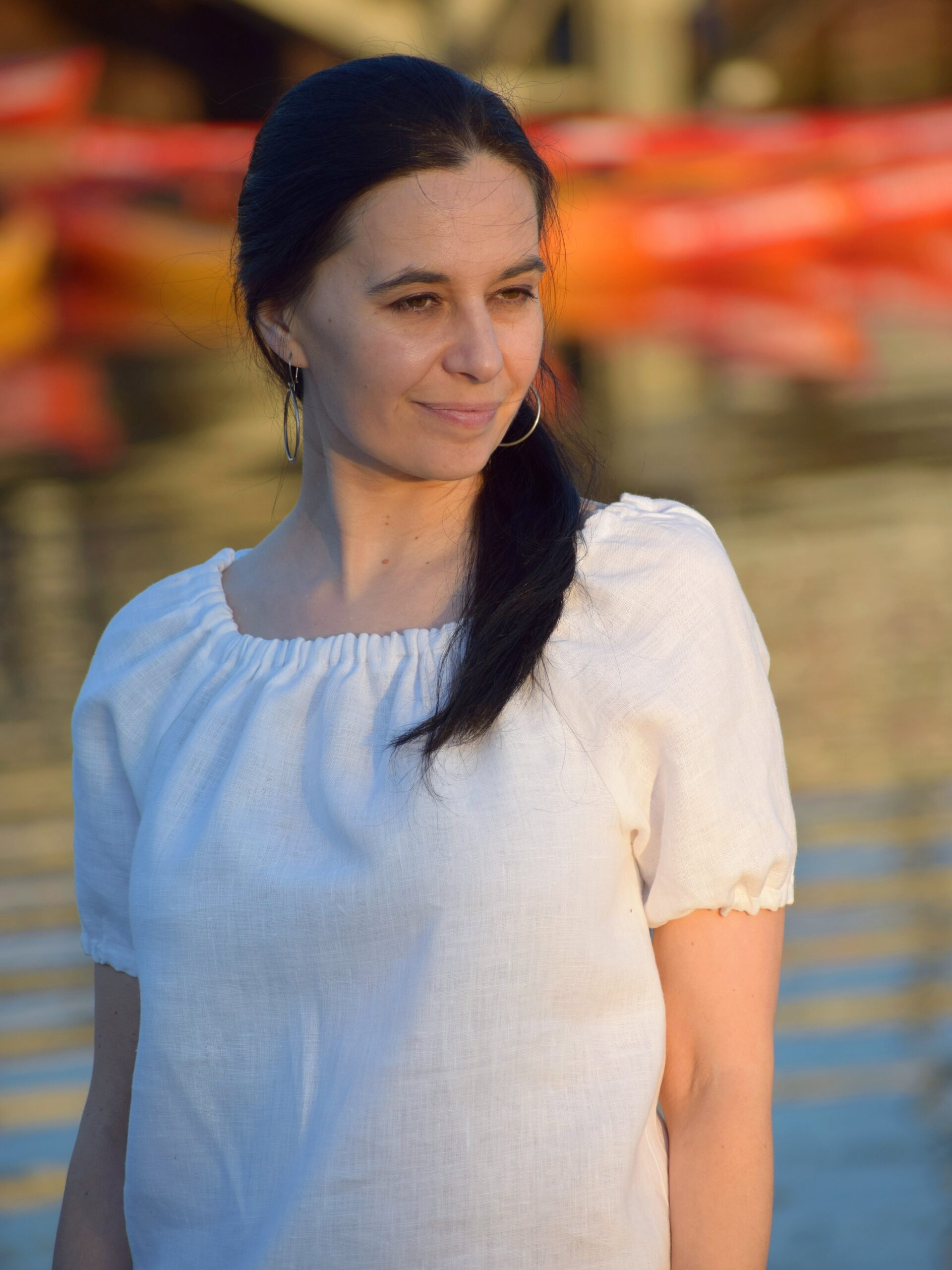 Lniana bluzka "Bożenka"