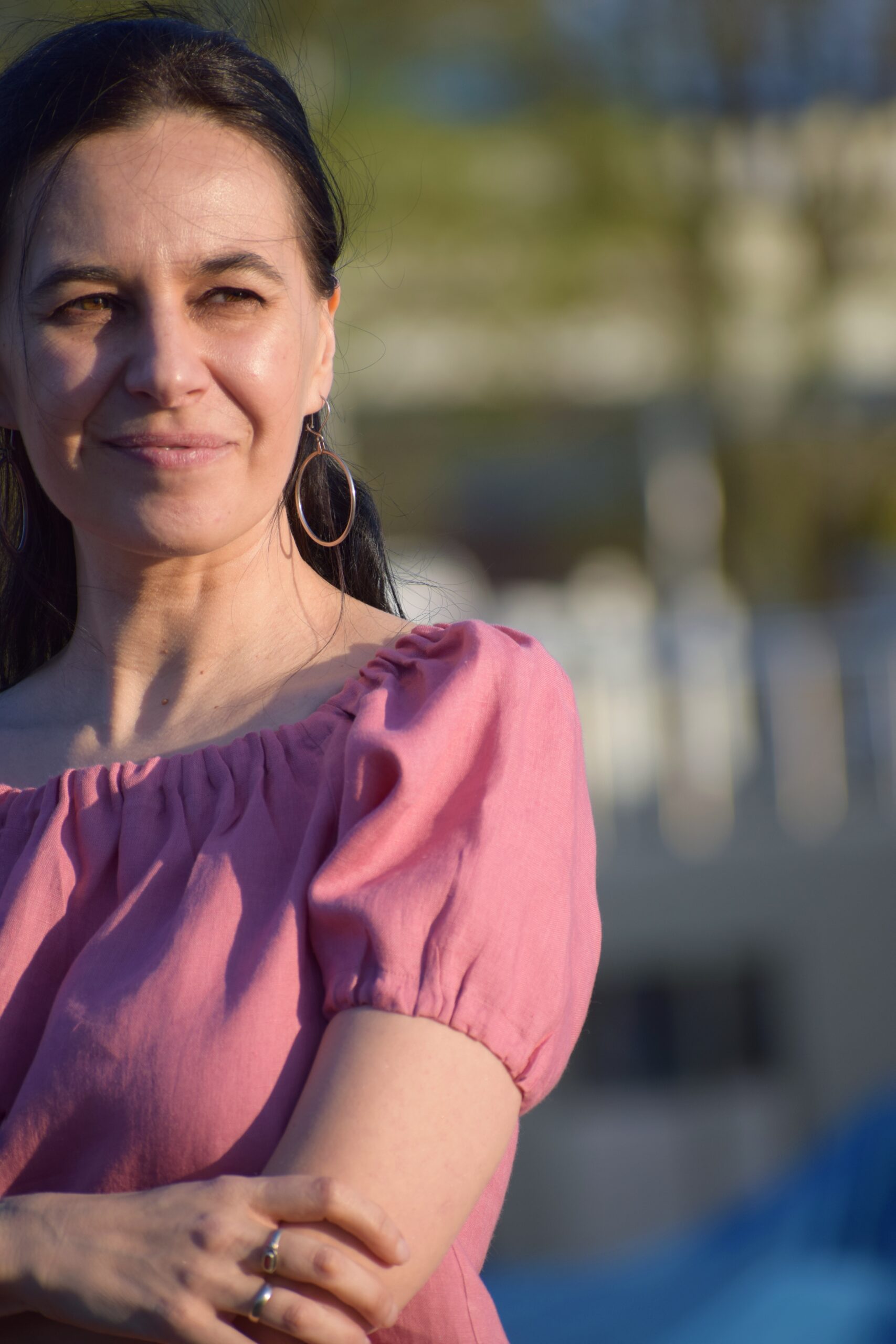 Lniana bluzka "Bożenka"