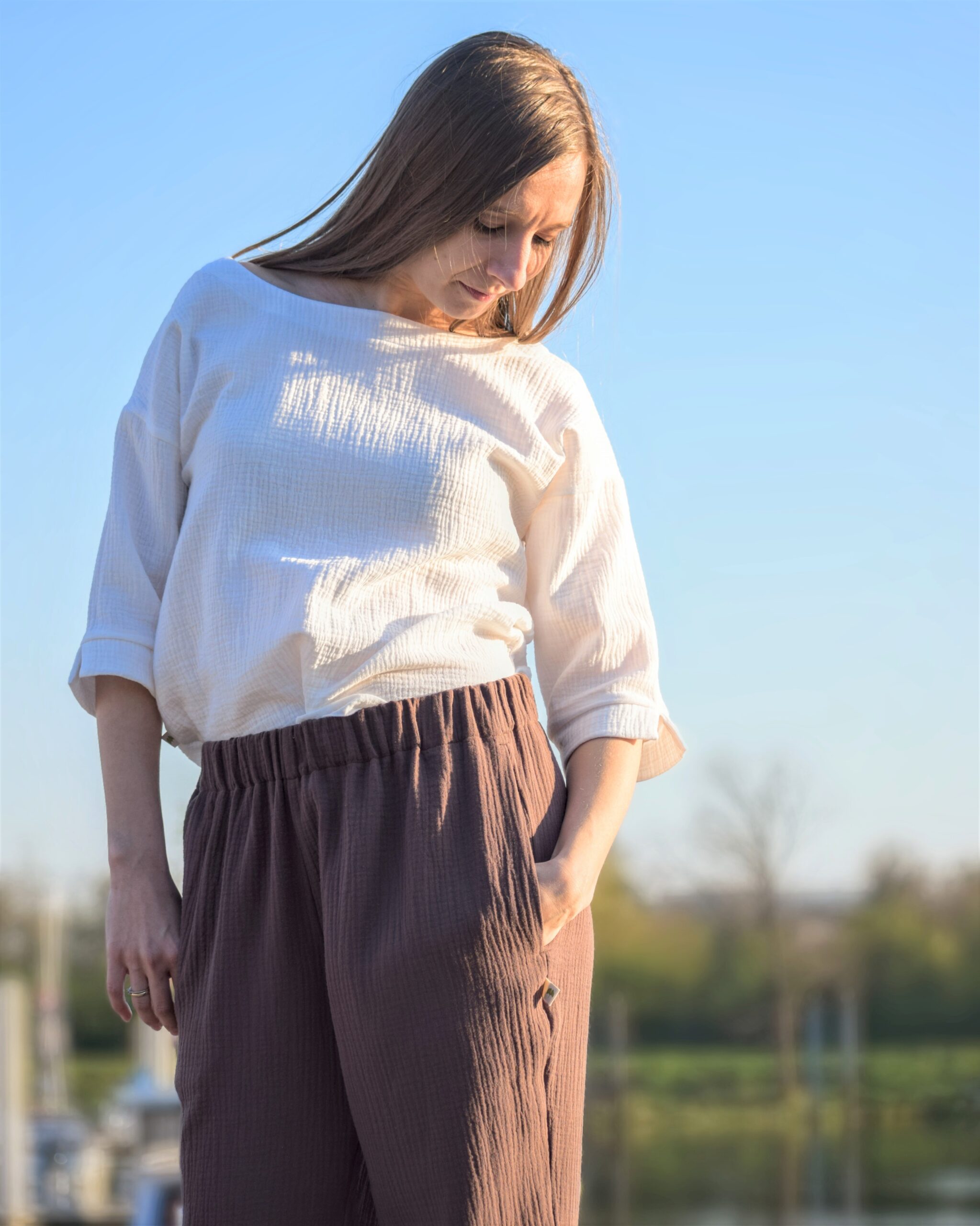 Muślinowa bluzka "Marina"