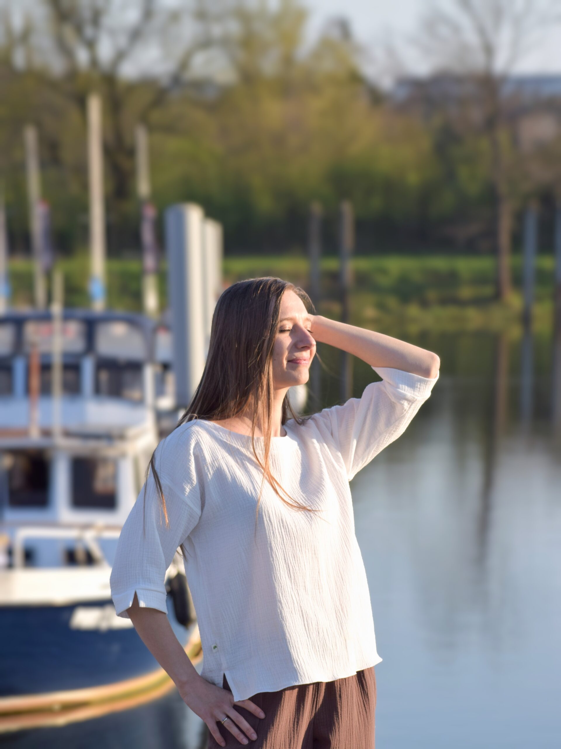 Muślinowa bluzka "Marina"