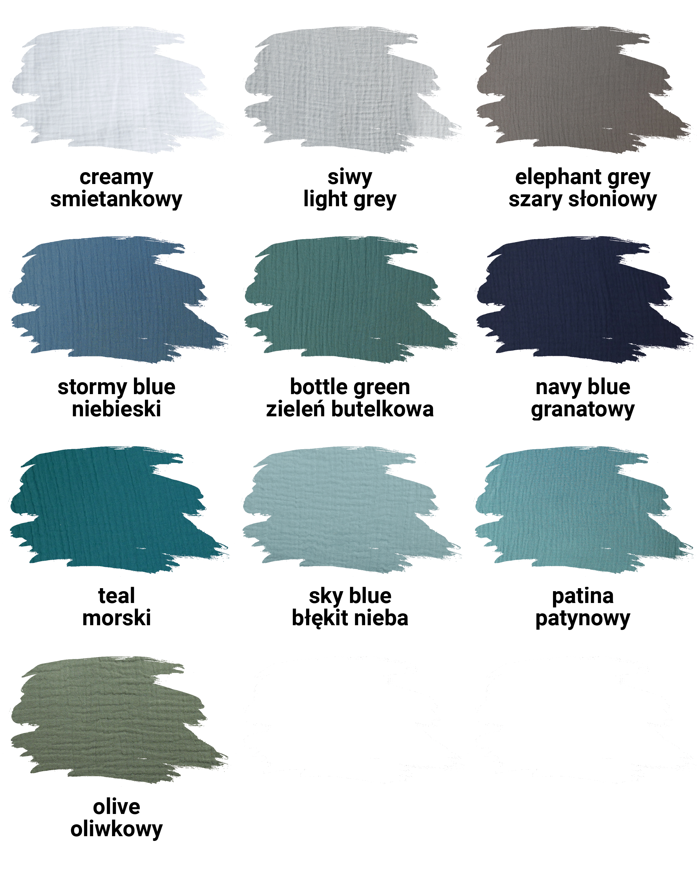 Muślinowa spódnica z guzikami "Eliza"