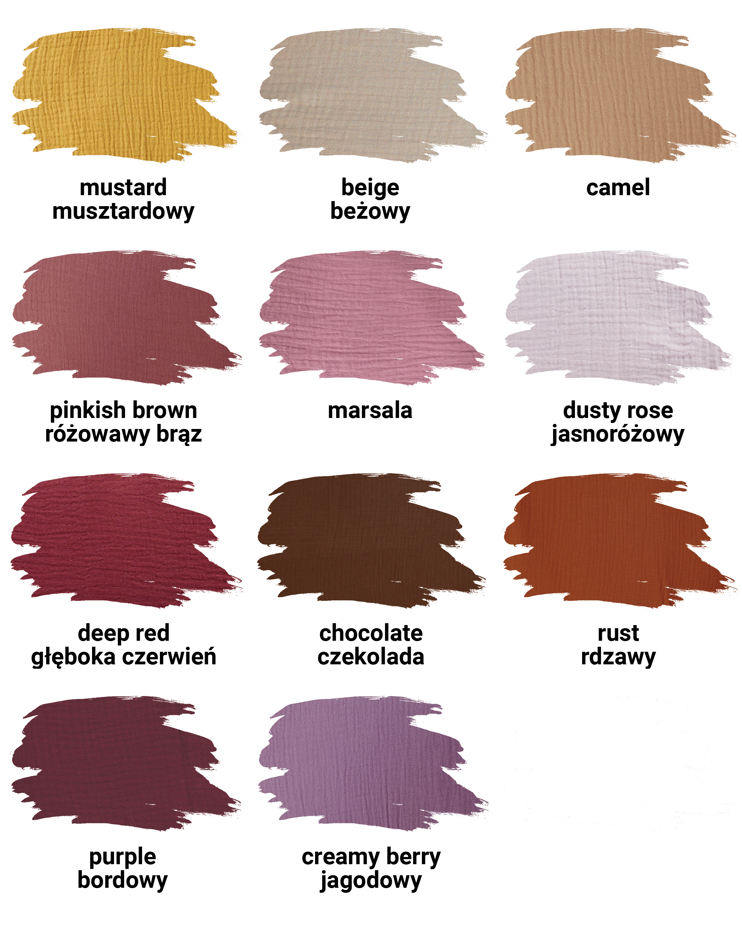 Muślinowa spódnica z guzikami "Eliza"