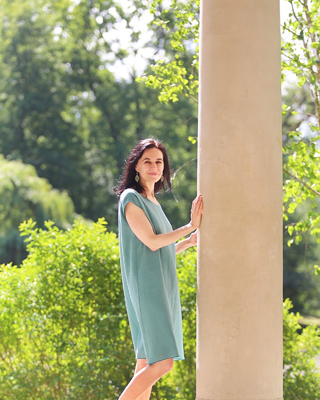 Muślinowa sukienka "Peony"