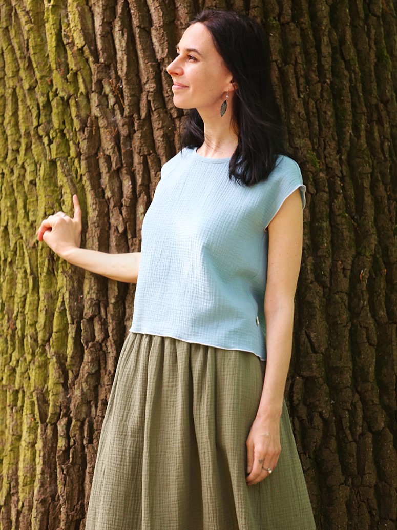 Długa muślinowa spódnica "Martyna"